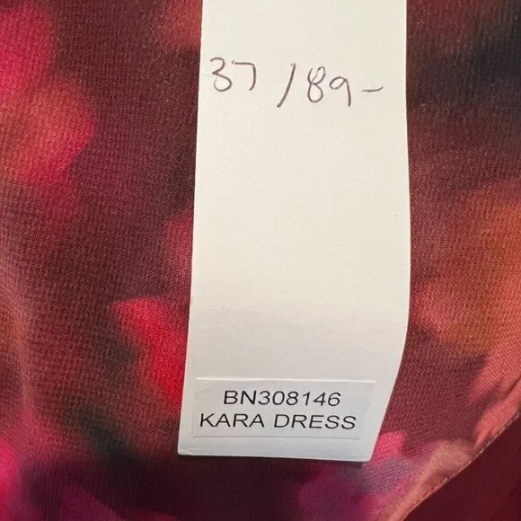 NWT BB Dakota by Steve Madden Burgundy Floral Kara Mini Dress, Size Small - Picture 16 of 16